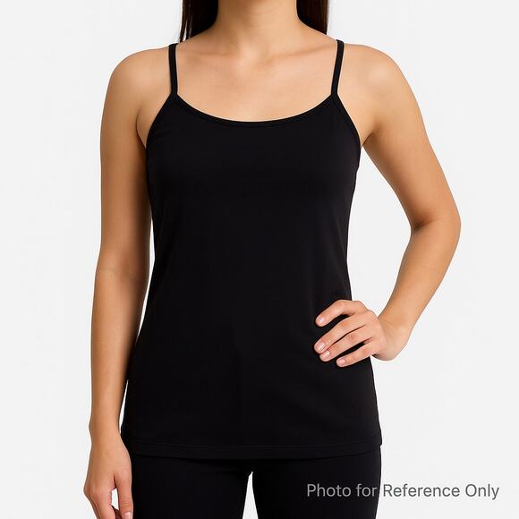 Lululemon Workout Tank Top Yoga Size 8 Black Built-In Bra Shelf Strappy - Picture 1 of 7